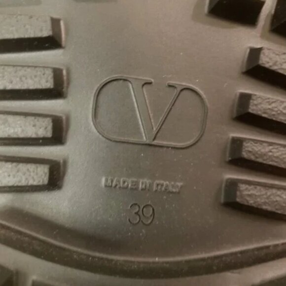 VALENTINO GARAVANI Rockstud Suede Combat Boots size 39/US 9 NWOT - Picture 11 of 14